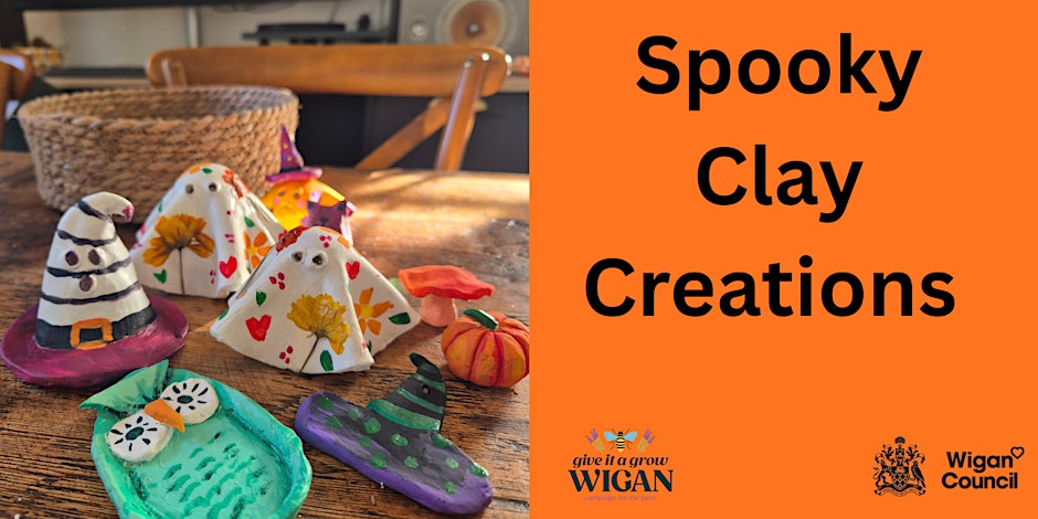 spooky clay creations