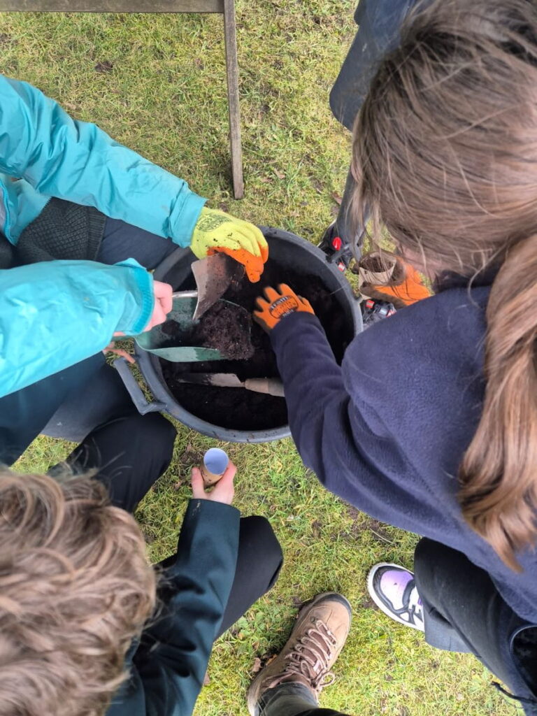 School Group - Planting Seeds